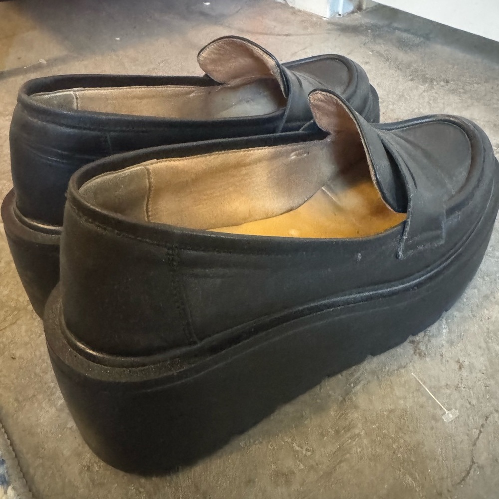 Maeve Black Chunky Loafers